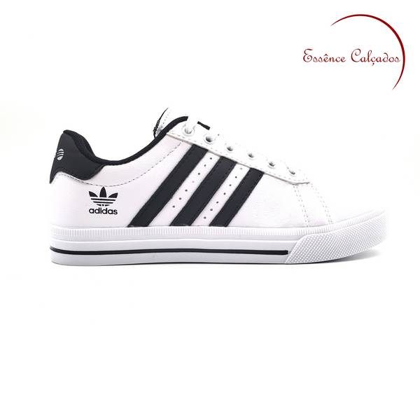 20191126_095638.jpg Sapatênis Adidas Neo (liso) Branco e Preto