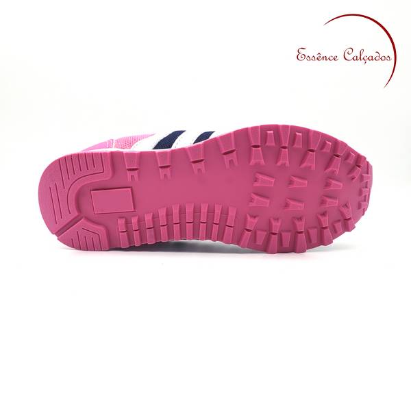 Tênis Adidas Neo Azul e Rosa