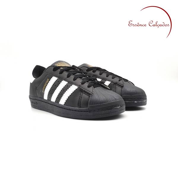 Tênis Adidas Superstar Preto e Branco