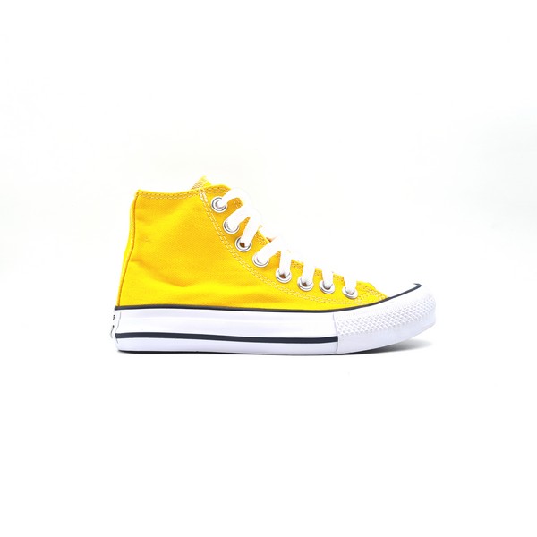 Tênis Converse All Star Amarelo Cano longo