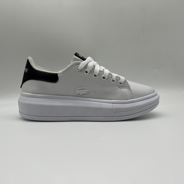 IMG_E0255.bmp Sapatênis Lacoste Feminino Branco e Preto