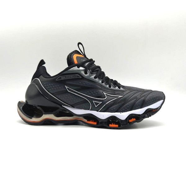 Tênis Mizuno Prophecy 11 Grafite, Preto e Laranja