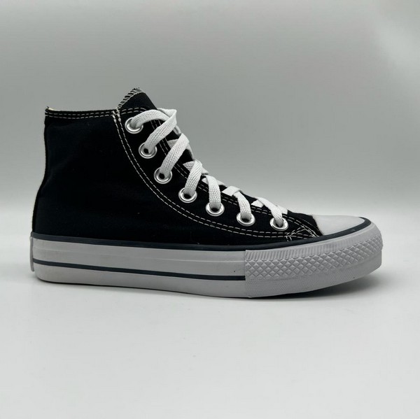 Tênis Converse All Star Preto Cano Longo Lona