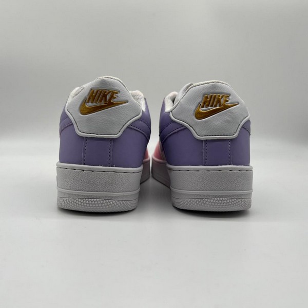 Tênis Nike Air Force Violeta, Branco e Rosê