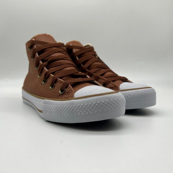 Tênis Converse All Star Caramelo (Couro) Cano Longo