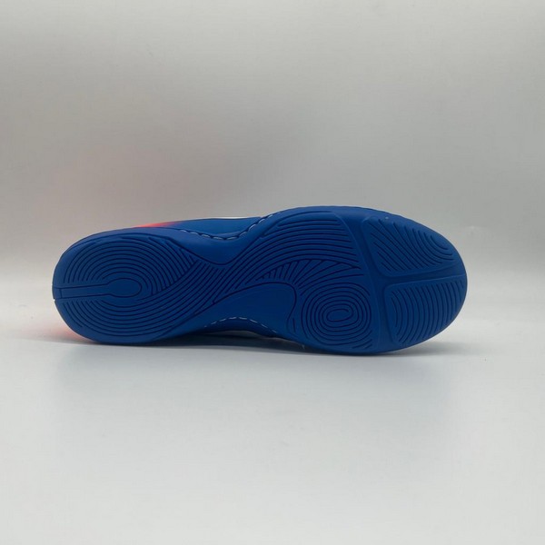 Chuteira Nike Mercurial Azul e Laranja Futsal