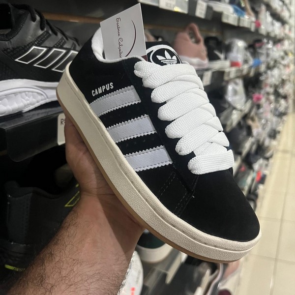 Tênis Adidas Campus Preto Branco (Promoção)