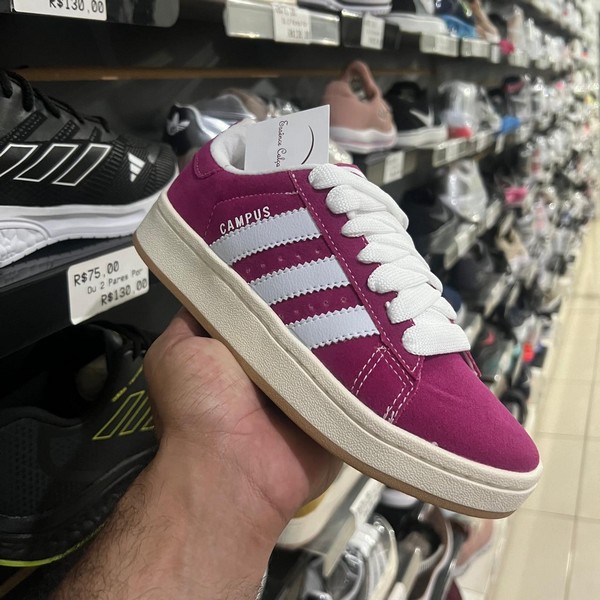 Tênis Adidas Campus Rosa (Promoção)