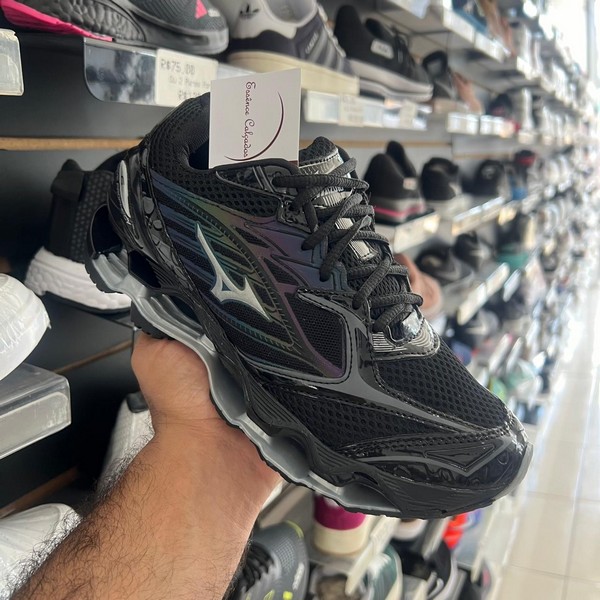 Tênis Mizuno Prophecy 6 Preto e Camaleão