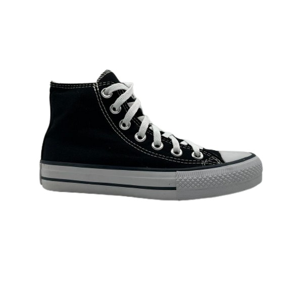 Tênis Converse All Star Preto Cano Longo Lona