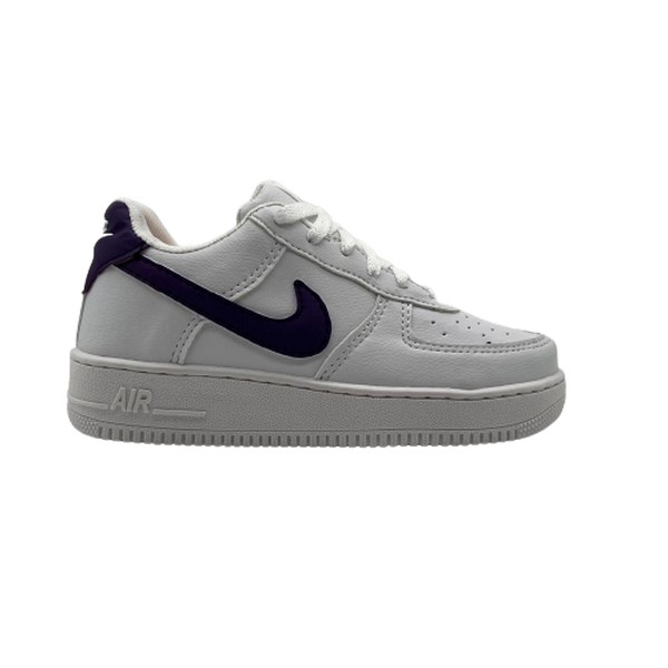 Tênis Nike Air Force Branco e Roxo