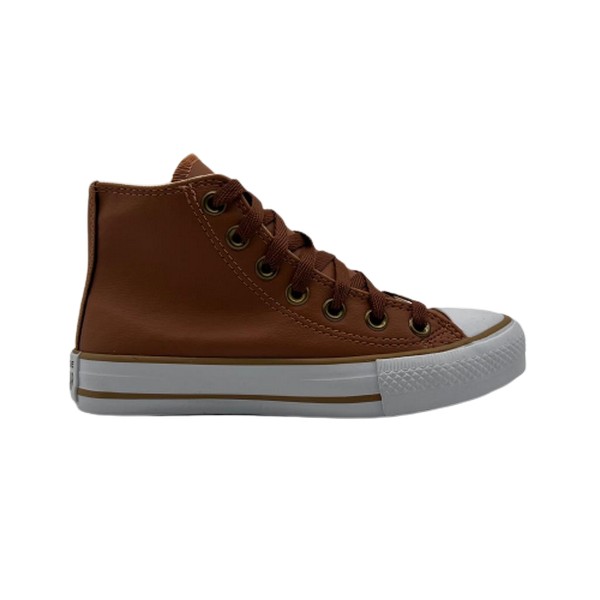 Tênis Converse All Star Caramelo (Couro) Cano Longo
