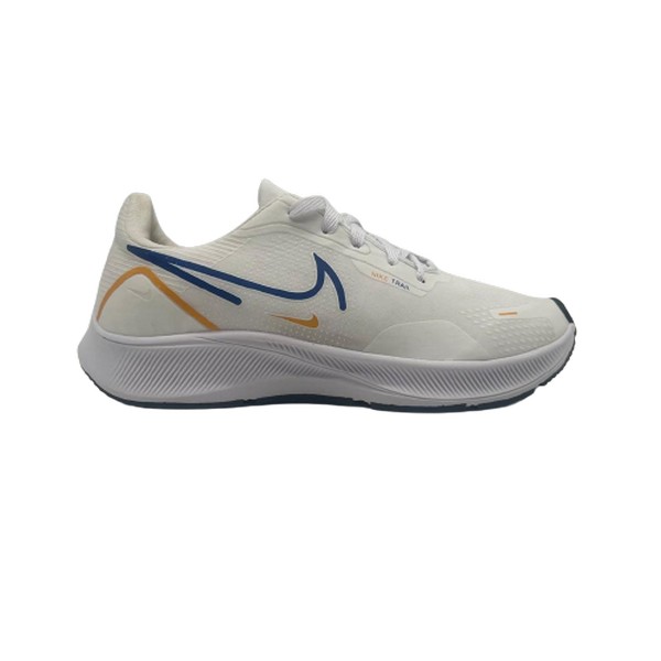 Tênis Nike Trail Branco, Azul e Dourado