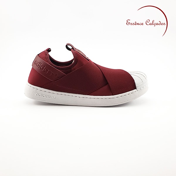 adidas_slip_on_essence_calcados_sete_lagoas_f2_.jpg Tênis Adidas Slip on Bordô e Branco