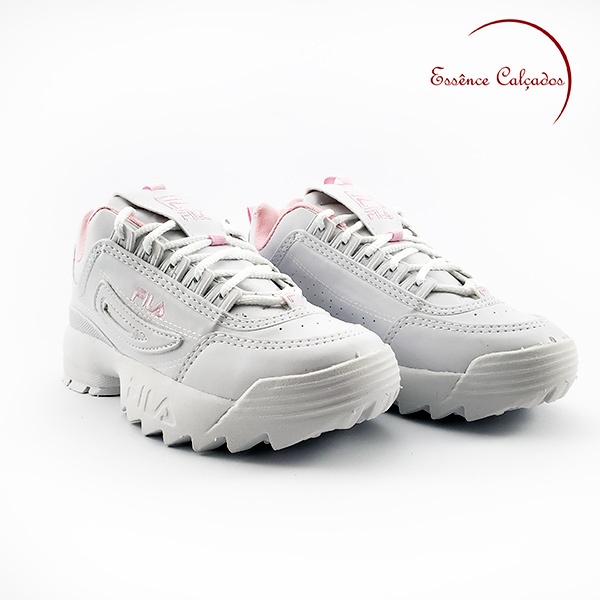 tenis_fila_disrruptor_branco_e_rosa_essence_calcados_f1.jpg Tênis Fila Disrruptor Branco e Rosa (Promoção)